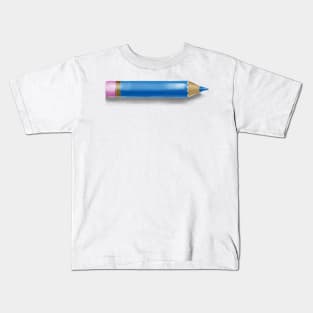 Blue Pencil Kids T-Shirt